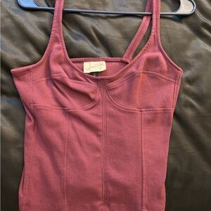 Women's Burgundy Tank Top
